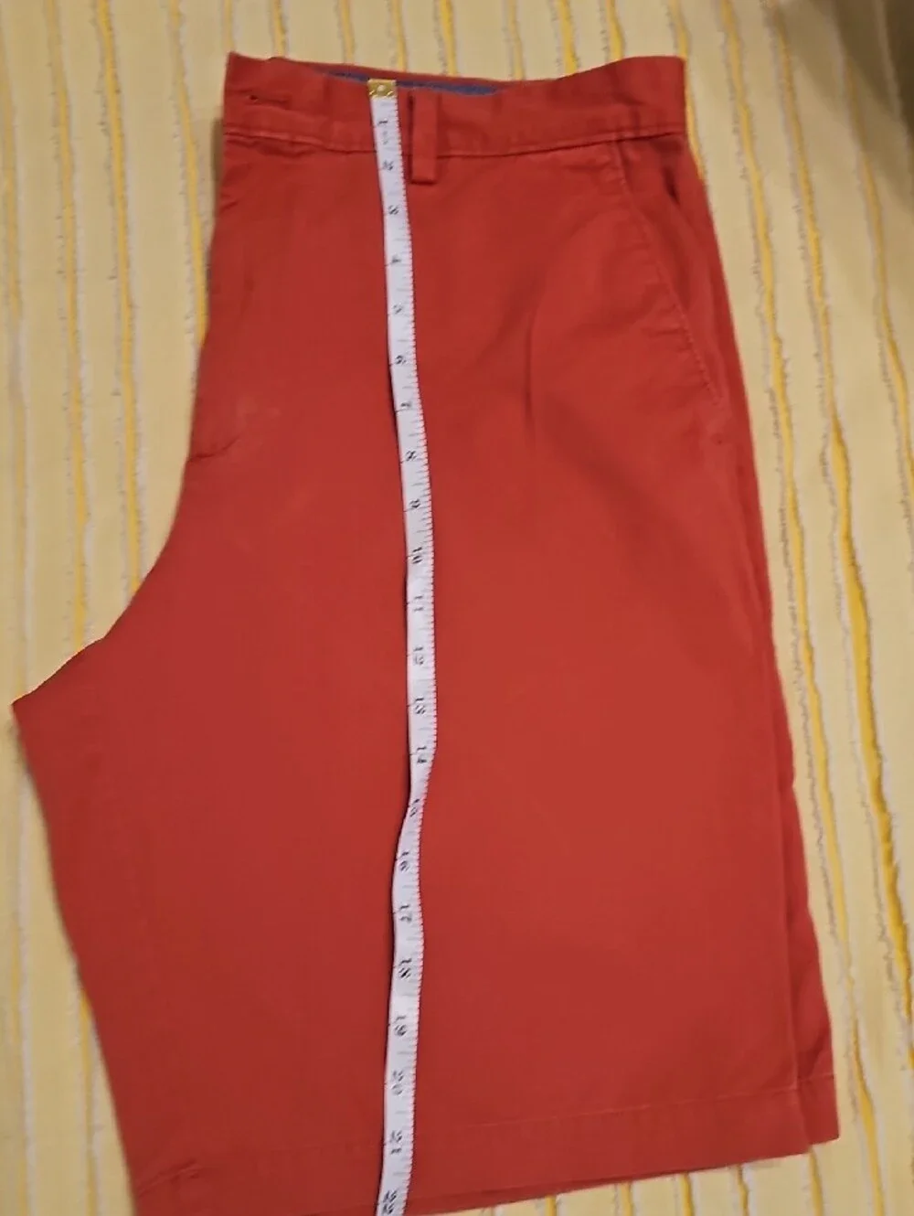 Banana Republic Orange Emerson Shorts with Chambray Waistband